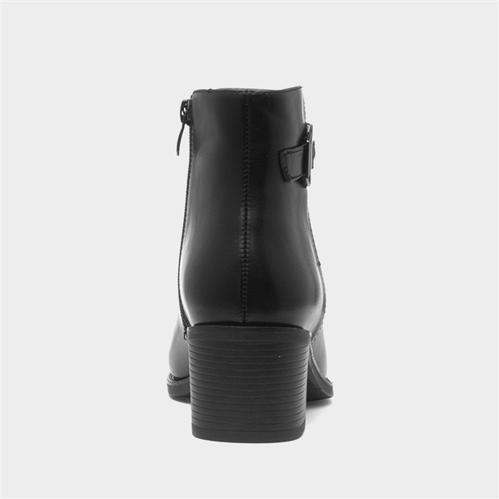 Toronto Womens Black Heeled Boot