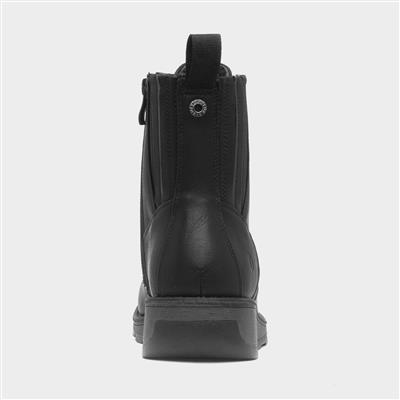 Journey Womens Black Wedge Boot