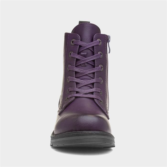 Journey 2 Womens Purple Wedge Boot