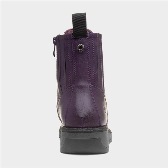 Journey 2 Womens Purple Wedge Boot