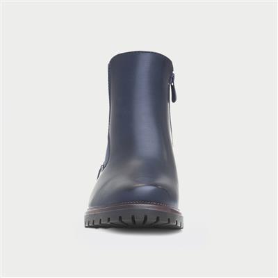 Larissa Womens Navy Chelsea Boot