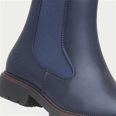 Larissa Womens Navy Chelsea Boot
