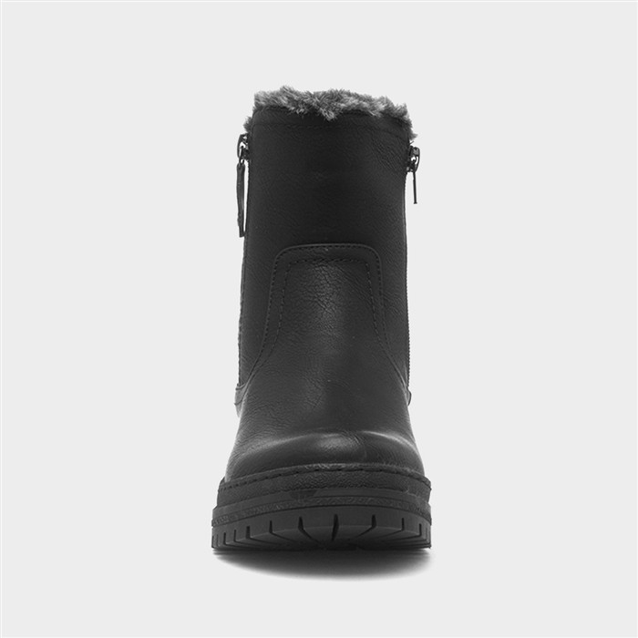 Windsor Womens Black Ankle Boot