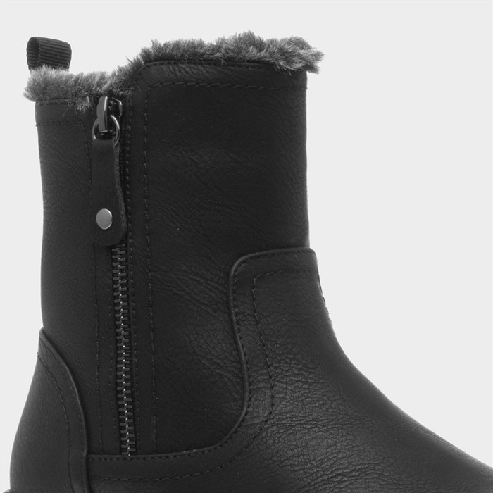 Windsor Womens Black Ankle Boot
