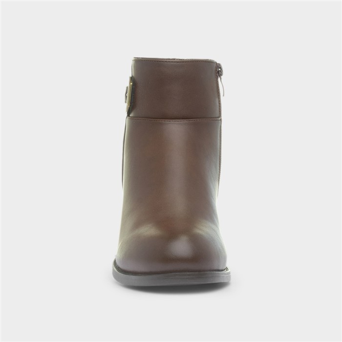 Toronto Womens Brown Heeled Boot