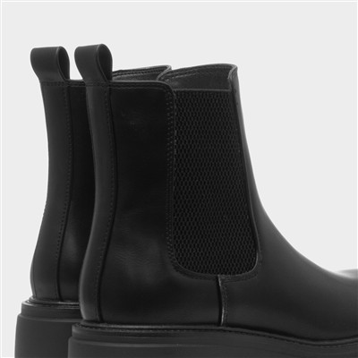 Malmo Womens Black Chelsea Boot