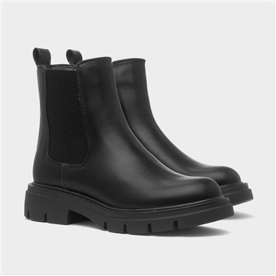 Malmo Womens Black Chelsea Boot