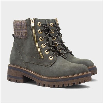 Gothenberg Womens Khaki Boot