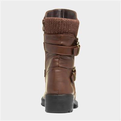Womens Brown Calf Boot