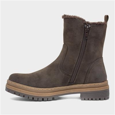 Windsor Womens Brown Ankle Boot