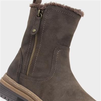 Windsor Womens Brown Ankle Boot
