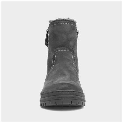 Windsor Womens Grey Ankle Boot