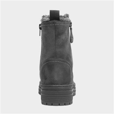 Windsor Womens Grey Ankle Boot