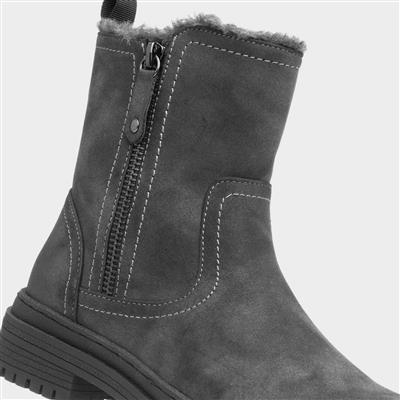 Windsor Womens Grey Ankle Boot