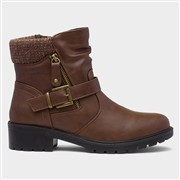 Lilley Erin Womens Brown Ankle Boot (Click For Details)