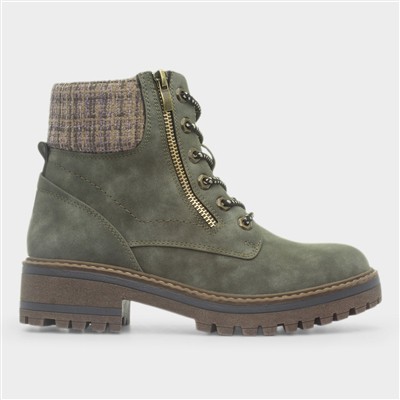 Gothenberg Green Ankle Boot