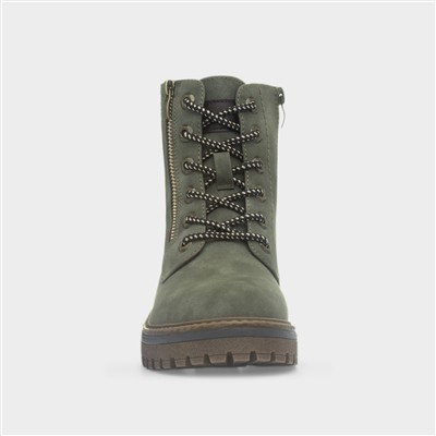 Gothenberg Green Ankle Boot