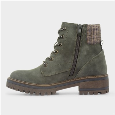 Gothenberg Green Ankle Boot