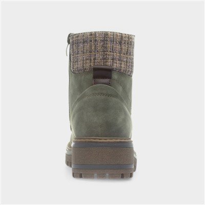 Gothenberg Green Ankle Boot