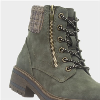 Gothenberg Green Ankle Boot