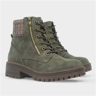 Gothenberg Green Ankle Boot