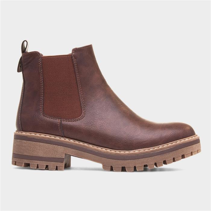 Lotus Women's Brown Lottie Chelsea Boot Size 4