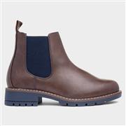 Heavenly Feet Dawlish Womens Brown Chelsea Boot (Click For Details)