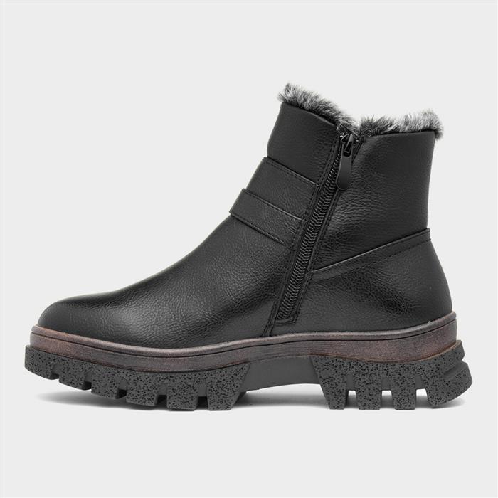Laurel Womens Black Ankle Boot