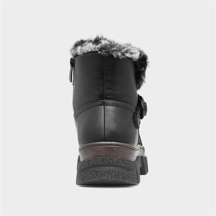 Laurel Womens Black Ankle Boot