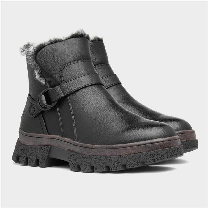 Laurel Womens Black Ankle Boot