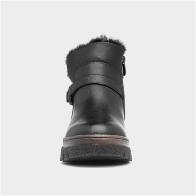 Laurel Womens Black Ankle Boot