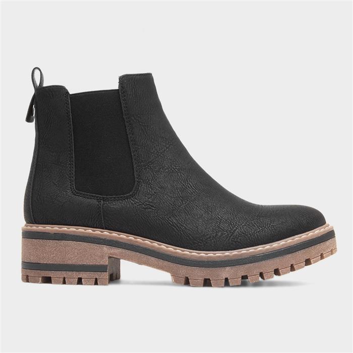 Lotus Women's Black Lottie Chelsea Boot Size 4