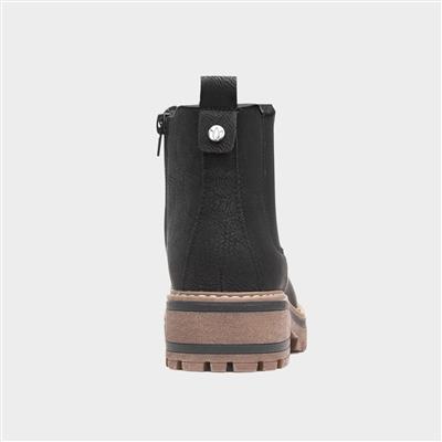 Lottie Womens Black Chelsea Boot