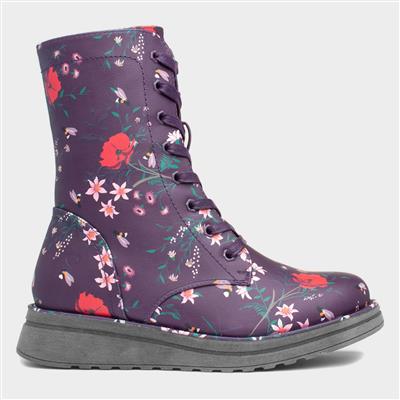 Martina4 Women's Purple Boot