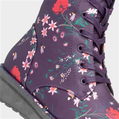 Martina4 Women's Purple Boot