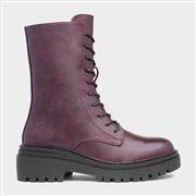Heavenly Feet Olinda Womens Claret Ankle Boots (Click For Details)