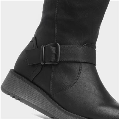 Maya Womens Black Calf Boot