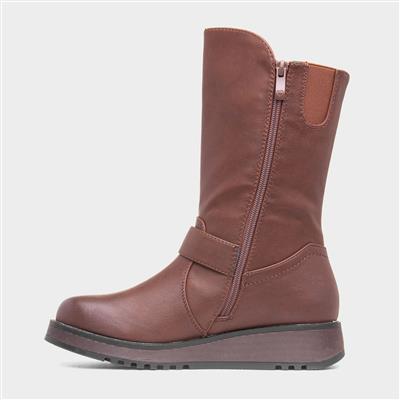 Maya Womens Brown Calf Boot