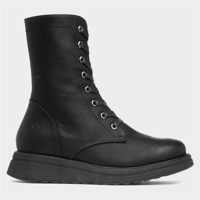Martina Womens Black Ankle Boot