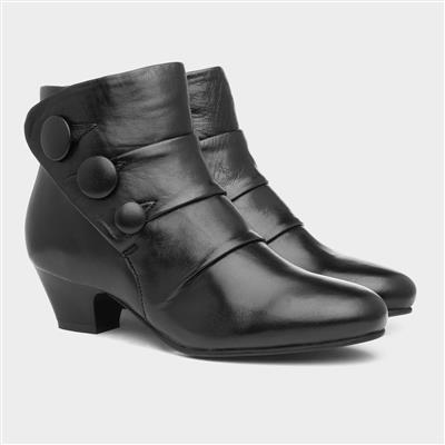 lotus stride button ankle boots