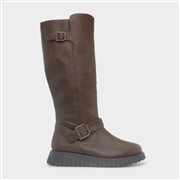 Heavenly Feet Rubymae Womens Brown Calf Boots (Click For Details)
