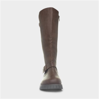 Rubymae Womens Brown Calf Boots