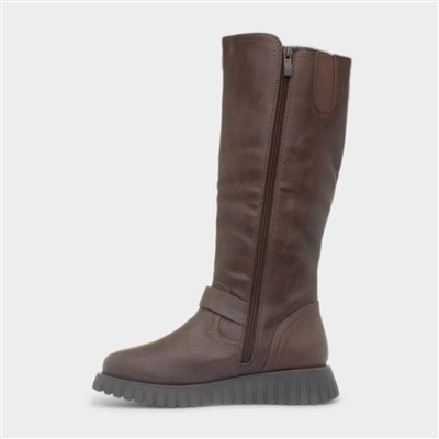 Rubymae Womens Brown Calf Boots