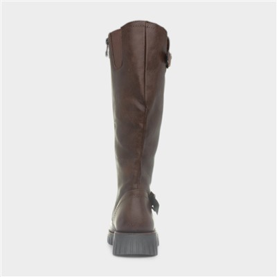 Rubymae Womens Brown Calf Boots