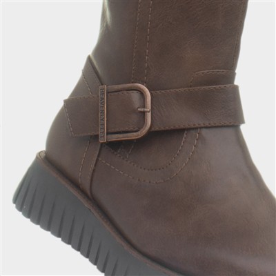 Rubymae Womens Brown Calf Boots