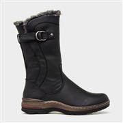 Heavenly Feet Bramble Womens Black Calf Boot (Click For Details)