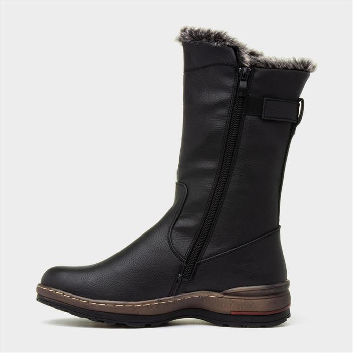 Bramble Womens Black Calf Boot