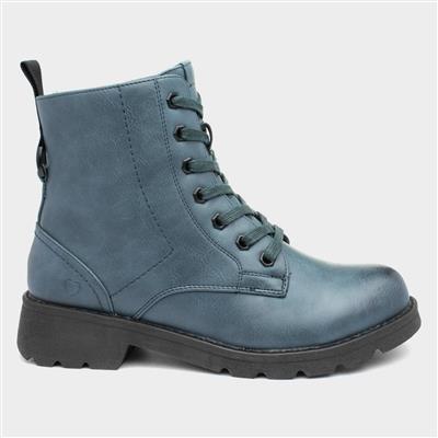 Jackie Womens Ocean Blue Boot