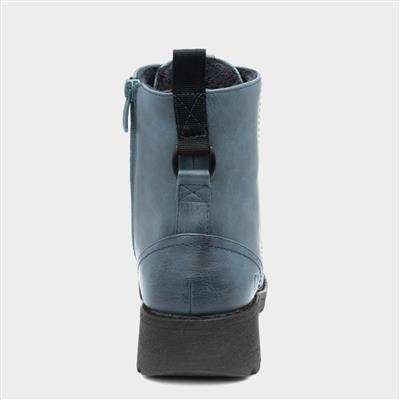 Jackie Womens Ocean Blue Boot