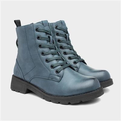 Jackie Womens Ocean Blue Boot